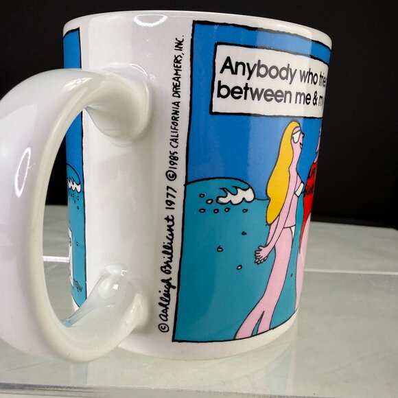 Vintage Ashleigh Brilliant Thoughts Life Guard Work Coffee Mug 1977 - Picture 4 of 10